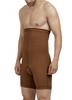 Dermapress HIGH Waisted Panty Upto Mid-Thigh | HIGH Compression | Thigh and Abdomen Liposuction Recovery Garment | Shapewear | Tights | Tummy Tucker | Open Pubis |Strap (Brown, 4XL) view 4