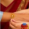JooGTooK Kalawa Roli Moli Sacred Puja Thread Cotton Mauli for Hindu Rituals, Raksha Bandhan, Kanjak, Diwali Pooja (Red & Yellow, 4 Roll) view 3