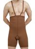 Dermapress HIGH Waisted Panty Upto Mid-Thigh | HIGH Compression | Thigh and Abdomen Liposuction Recovery Garment | Shapewear | Tights | Tummy Tucker | Open Pubis |Strap (Brown, XXL) view 1