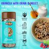 Snaxup Granola With Grain & Millet - Crunchy Granola With 21% Millets (Jowar & Quinoa) | Granola For Breakfast | Diet Food | High Fibre Cereal (350g) view 3