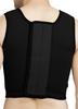 Dermapress Gynecomastia Short Vest || HIGH Compression || Velcro Closure || Chest Shapewear || Comfortable Support for Men || Tomboy Chest Binder || (Beige, Back Velcro S) view 2