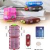 7Seas Small Travel Pill Organizer for Purse, Pocket, Bag | 10 Compartments Pill Holder Box, Handy Medicine Container | Portable Mini Pharmacy Box For Weekly or Daily use | Mini Pocket Size Pill Storage Box (1) view 3