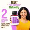 WildOak PCOS & PCOD Care Capsules | Hormonal Imbalance | Manages Irregular Periods | PCOS Induced Hairfall & Facial Hair | Herbal & No Side Effect | 100% Safe | Ayurveda Certified | 60 Veg Capsules view 4