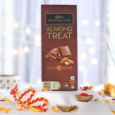 Celebrate Bhaidooj : Auspicious Mauli Kalava with Luxurious Chocolate | Gift For Brother | Bhaidooj Gift Hamper 03