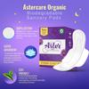 Astercare Organic Biodegradable Soft & Rash Free Sanitary Pads for Women XL+12 Pads Super Absorption Medium to Heavy Flow Extra Coverage Fragrance Free Leakage-Proof Without Disposable Bag(XL+, 36, count) view 2