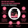 BON PURE WHEY Protein for Today's Women, 1kg | 24g Concentrate + Isolate Protein & BCAAs for Muscle Recovery, 324mg Calcium for Bone Strength, Folic Acid for Menstrual Health, Biotin for Healthy Skin, Hair, Nails and Vitamins, Minerals for Holistic W view 3