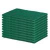 Ecommer Green Scrubber Pads, Non-Scratch Cleaning Pads for Kitchen Utensils & Cookware (Large Size) - Pack of 10 view 1