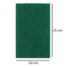 Ecommer Green Scrubber Pads, Non-Scratch Cleaning Pads for Kitchen Utensils & Cookware (Large Size) - Pack of 10 view 4