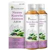 Four Seasons Neem Karela Jamun Juice 500ML | Diabetic Care Juice| Control Blood Sugar Levels & Reduce Bad Cholesterol | Natural Detox | No Added Sugar (2) view 1