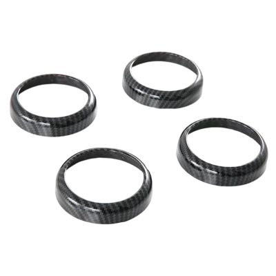 ATORSE 4Pcs Door Speaker Rings Stickers Decorations Compatible with BYD Atto 3 Yuan Plus