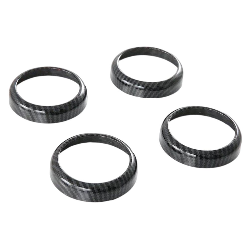 ATORSE 4Pcs Door Speaker Rings Stickers Decorations Compatible with BYD Atto 3 Yuan Plus