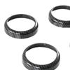 ATORSE 4Pcs Door Speaker Rings Stickers Decorations Compatible with BYD Atto 3 Yuan Plus view 2