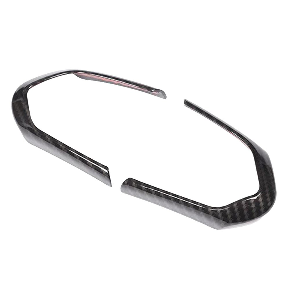 ATORSE Carbon Fiber Steering Wheel Button Switch Trim Covers Compatible with B.M.W M3 F80 M4 F82