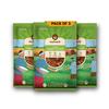 Geosvasth Organic Jaggery Powder | Certified Organic & Chemical Free | By Organic Sugarcane | Unrefined | Refined Sugar Alternative | Vellam, Gud, Sharkara Bellam, Nattu Sakkarai | 500gm (Pack of 3) view 1
