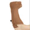 Medical Compression Hand Glove upto Mid-fore Arm | OUTSIDE ZIP | Open Fingers || HIGH COMPRESSION | COTTON | UNISEX | BURN Recovery Support | Control Swelling | (Brown, Right Hand- 4XL) view 3
