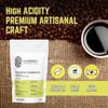 7 Elements Coffee Roasters Pineapple Fermented Roasted Coffee Beans - 250 g (Pack of 1) | Light Roast | Pure Arabica Whole Bean Coffee | Fresh Single Origin | AA Grade | Rich Flavorful Coffee view 2