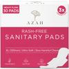 AZAH Sanitary Pads for Women XL [Pack of 30] 100% Rash-Free sanitary napkins | 3x More Absorption, Cottony Soft and Dry Top Cover for heavy Flow | Toxin Free, Locks Odour, Leak-Proof view 1