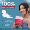 AZAH Sanitary Pads for Women XL [Pack of 30] 100% Rash-Free sanitary napkins | 3x More Absorption, Cottony Soft and Dry Top Cover for heavy Flow | Toxin Free, Locks Odour, Leak-Proof view 2