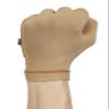 Medical Compression Hand Glove upto WRIST with open Fingers | OUTSIDE ZIP| HIGH COMPRESSION | COTTON | UNISEX | BURN Recovery Support | (Beige, Right Hand- L) view 4