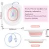 WICHARSH Foldable Sitz Bath Tub by Sitz Bath Tub for Fissure With Pressure Pump Fits with Toilet Seat & Chair view 3