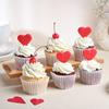 FlowerAura Yummy Fresh Love Theme Red Velvet & Pineapple Cupcakes For Birthday, Anniversary, Valentine's Day, Mother's Day, Father's Day, Women's Day, Baby Shower & Party (Same Day Delivery) (6Pcs) view 3
