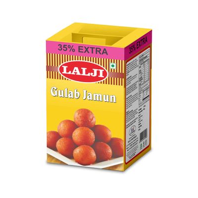 Lalji Gulab Jamun | 1.25Kg | Rich and Creamy Gulab Jamun by Lalji | Irresistible Indian Dessert