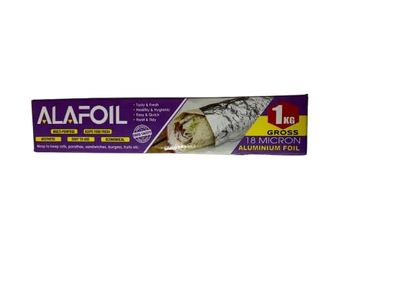 ALAFOI Silver Aluminium Foil for Food Packing with Micron Thickness | Keeps Food Warm and Hygienic | Ideal for Storing, Packing, Wrapping, and Serving Set of 3 (1kg Gross)