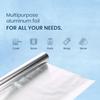 ALAFOI Silver Aluminium Foil for Food Packing with Micron Thickness | Keeps Food Warm and Hygienic | Ideal for Storing, Packing, Wrapping, and Serving Set of 3 (1kg Gross) view 3
