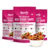 Troovy Healthy Masala Vegetable Chips | Tasty & High Protein Snacks | 30% Of Protein Needs | No Palm Oil, Cholesterol or Trans Fats | No Junk & Chemicals | 70g (Pack of 3) view 1