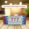 777 Washing Soap Special per packet 1kg - Buy 25, Get 2 Free | Detergent Soap Bars | Laundry Soap | Nirol Soap for Clothes Whitening | Oil Based view 3