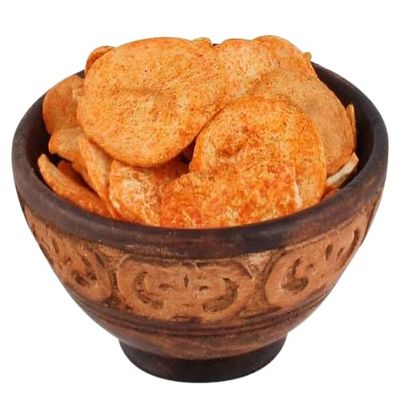 VELVET HARVEST Red Chilli Potato Chips/Spicy Potato Chips | Party/Tea Time Snacks | Aloo Chips Low Fat Masala | Spicy Potato Wafer | 900 g