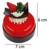RSP HOME DECOR Realistic Looking Chocolate Cream Cake Magnet, Red and Brown view 2