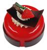 RSP HOME DECOR Realistic Looking Chocolate Cream Cake Magnet, Red and Brown view 3