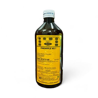 EXCEL ENTERPRISES IFF Pineapple NO 1 Flavour/Essence Used in Baking, Beverages, Confectionery, Ice cream, Desserts, and Savory Dishes 500 ML