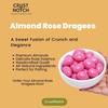 CrustNotch Premium Almonds Rose Dragees | Whole Almonds Enrobed in Rich Milk Chocolate with Delicate Rose Flavor | Gourmet Chocolate Covered Nuts | Perfect For Gift | 200gm view 4