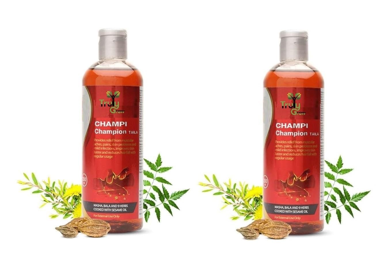 Champii Champiionn Taiilaa, Relaxing Massage oil for full body- 200 ml (Pack of 2)