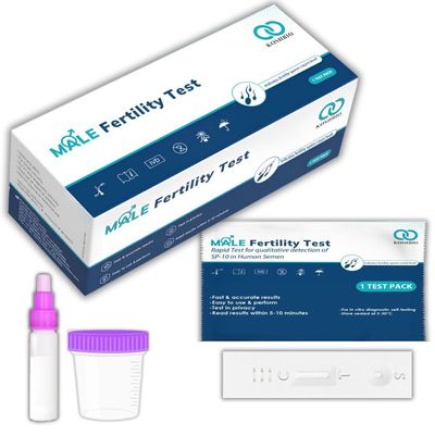 Koshbio Male Fertility Test Kit for discreet hometest/selftest (Indicate Normal or Low Sperm Count) - Pack of 1 Test