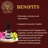 Divine Cardinal Ayurveda Oil for Varicose Vein Relief - Leg Care & Comfort Oil - Reduces Swelling, Cramps, and Discomfort - Calming Essential Oil Blend with Peppermint, Geranium, Black Seed, & Lemon Oils - Nourishing Leg Massage Oil for Soothing Reli view 4