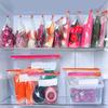 MOBDESK 20 PCS Reusable Zip Lock Bag Zip Lock Pouch Zipper Pouch Ziplock Covers Zip Lock Bags for Food Storage Zip Lock Covers Vegetable for Fridge Storage Ziplock Bags ForTravel Packing-UR-456 view 4