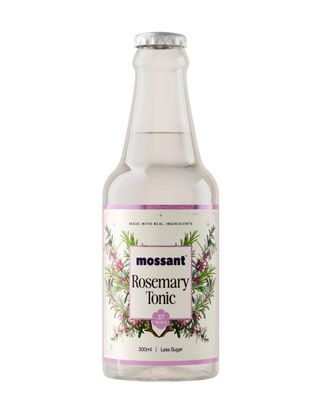Mossant Premium Rosemary Tonic | Herbal Infusion for Cocktails with Fresh Botanical Ingredients - Citrus & Rosemary Blend with Quinine - Refreshing Mixer 200ml (Pack of 6)