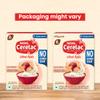 CERELAC Baby Food Cereal | No Refined Sugar | No Preservatives | Wheat Apple for 6 to 24 Months Baby | With Omega 3 Iron Protein Calcium Vitamin D | Instant Cereal | 360g, Bag-in-box pack view 2