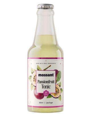 Mossant Passionfruit Tonic | 200ml Bottle | Tropical Mixer with Quinine & Exotic Spices | Refreshing Drink with Citrus Peels & Passionfruit Pulp | Ideal for Cocktails & Mocktails | 200ml (Pack of 6)