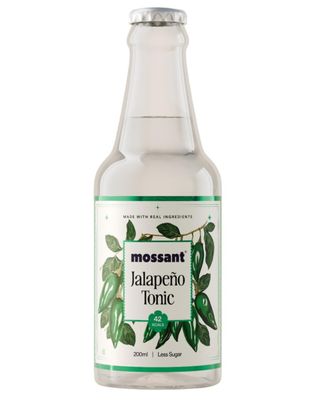 Mossant Jalapeo Tonic | Spicy Craft Tonic with Fresh Jalapeos & Pickle Brine | Refreshing and Bold Beverage | 200ml Bottle (Pack of 6)