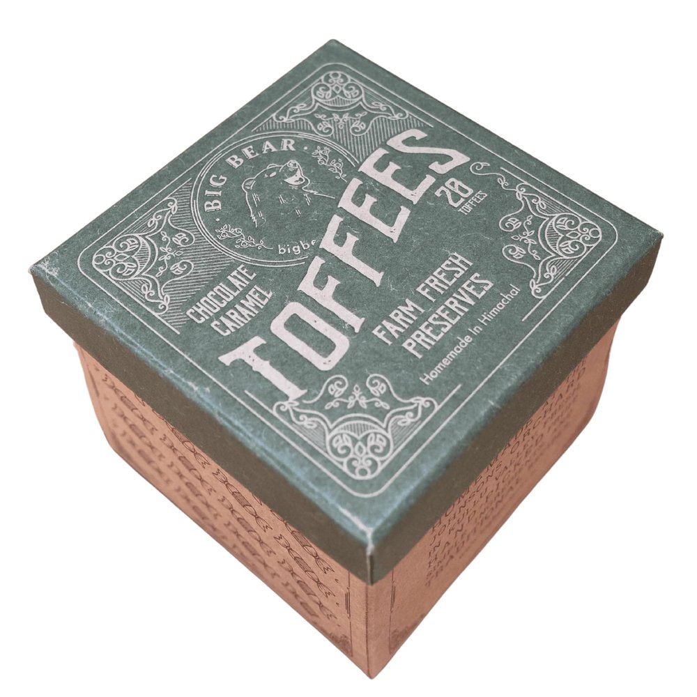Big Bear Farms Chocolate Caramel Toffee 300 Grams, Pack of 1