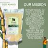 Khyati Naturals Desi Khand | Khandsari Sugar | 900 Grams | Pure Sugarcane Khaand | Unprocessed Sugarcane Khandsari Sugar | Chemical & Pesticides Free | Sulphur-free Khaand view 4