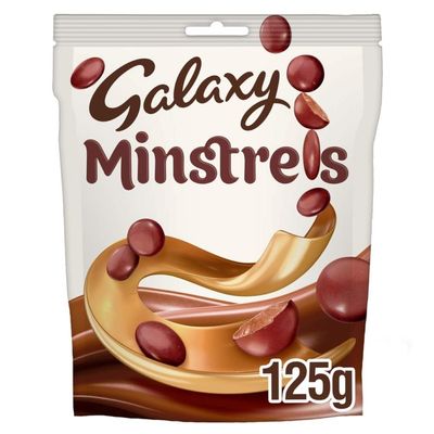 Galaxys Minstrels, Bite-Sized Milk Chocolate Buttons 118 Grams (UK)