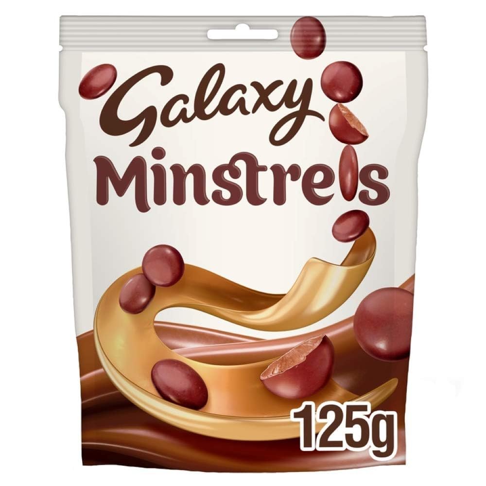 Galaxys Minstrels, Bite-Sized Milk Chocolate Buttons 118 Grams (UK)