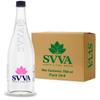 SVVA Earth's Finest Water Premium Subterranean Water | 750 ML Pack 4 (Glass), Alkaline pH 8+ | Balanced Mineral Essential Healthy Mineral Hydration | Premium Glass Bottle Refillable Bottle view 1