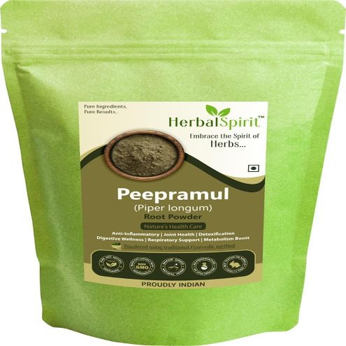 Herbal Spirit Ganthoda Powder Organic, 250gm | Piplamool Powder | Pipramul Powder | Nurturing Bone Health and Mobility