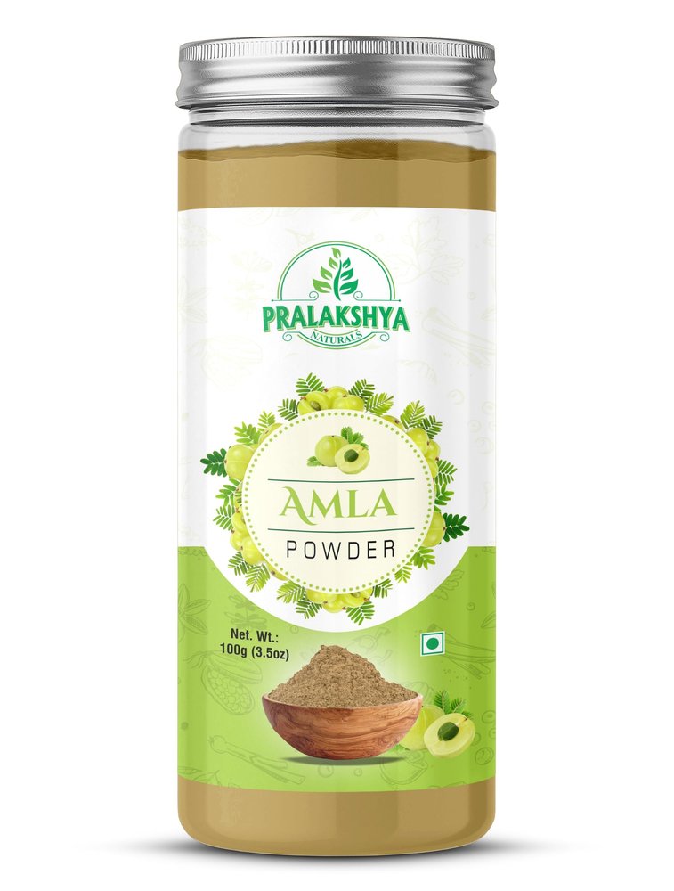 PRALAKSHYA NATURALS Amla Powder - 100g - Gooseberry Powder | Pure Herbal Powder for Natural Beauty Treatments | Powder for Hair & Skin Health | Pure Amla Powder for Immune Support and Health Wellness